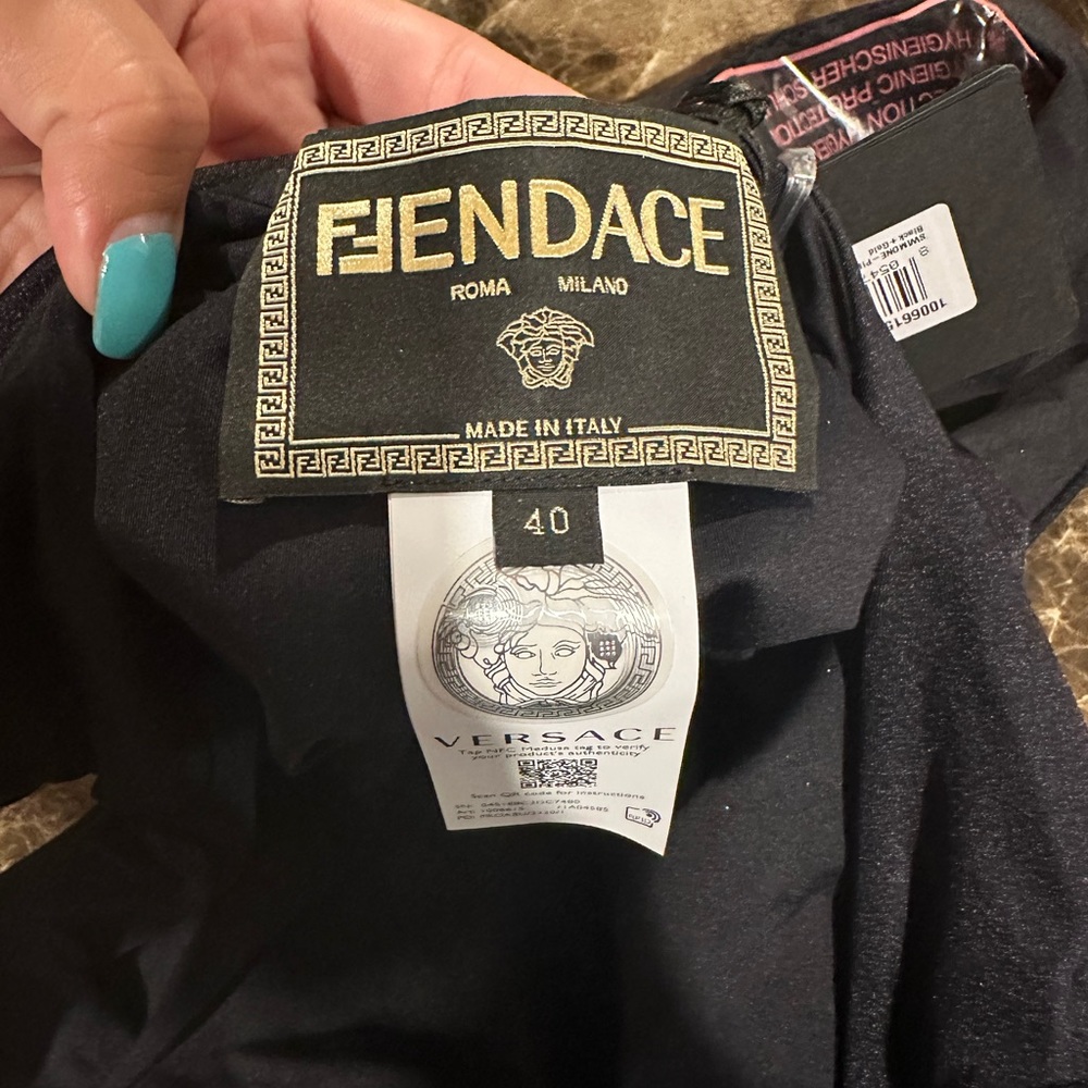 Fendace.  Fendi + Versace swimsuit - Picture 4 of 4